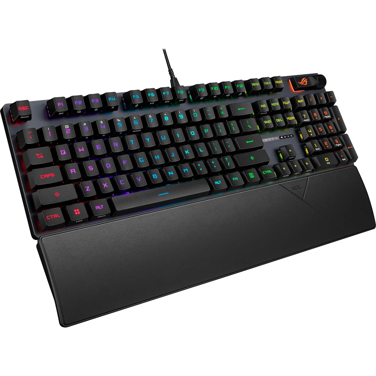 Teclado Gaming ASUS ROG Strix Scope II RX Red, PBT, IP57