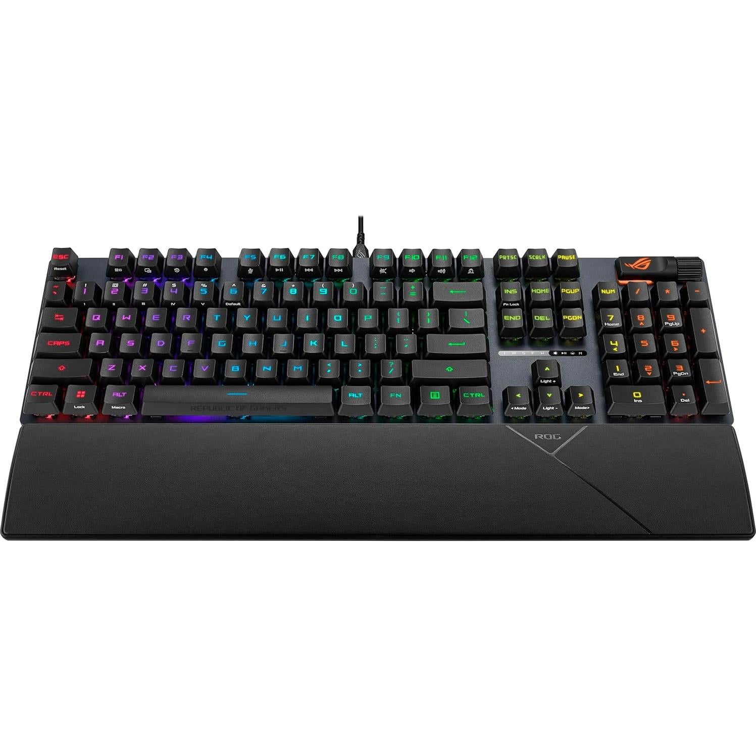 Teclado Gaming ASUS ROG Strix Scope II RX Red, PBT, IP57