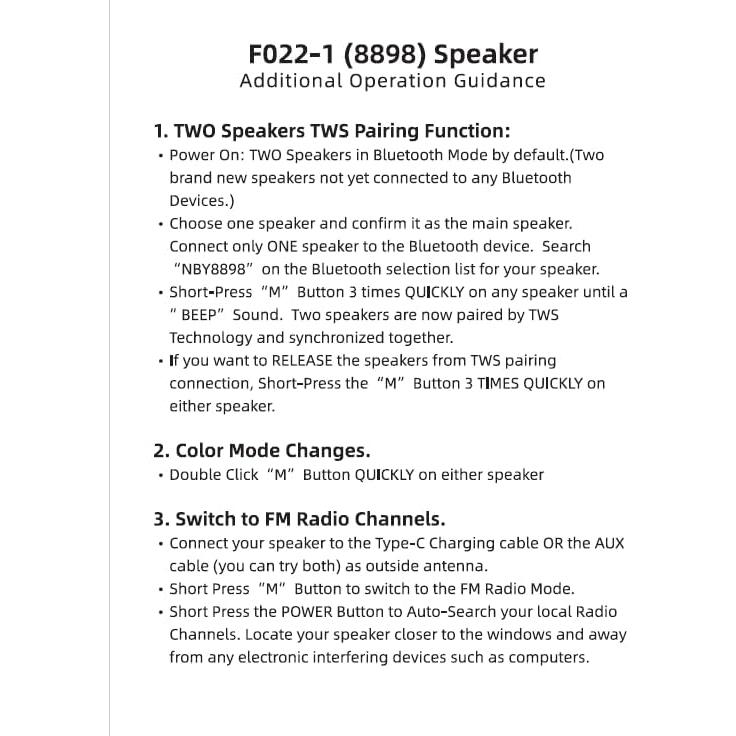 Altavoz TWS Sparrownet Aura-Sync RGB 5.1 Bluetooth