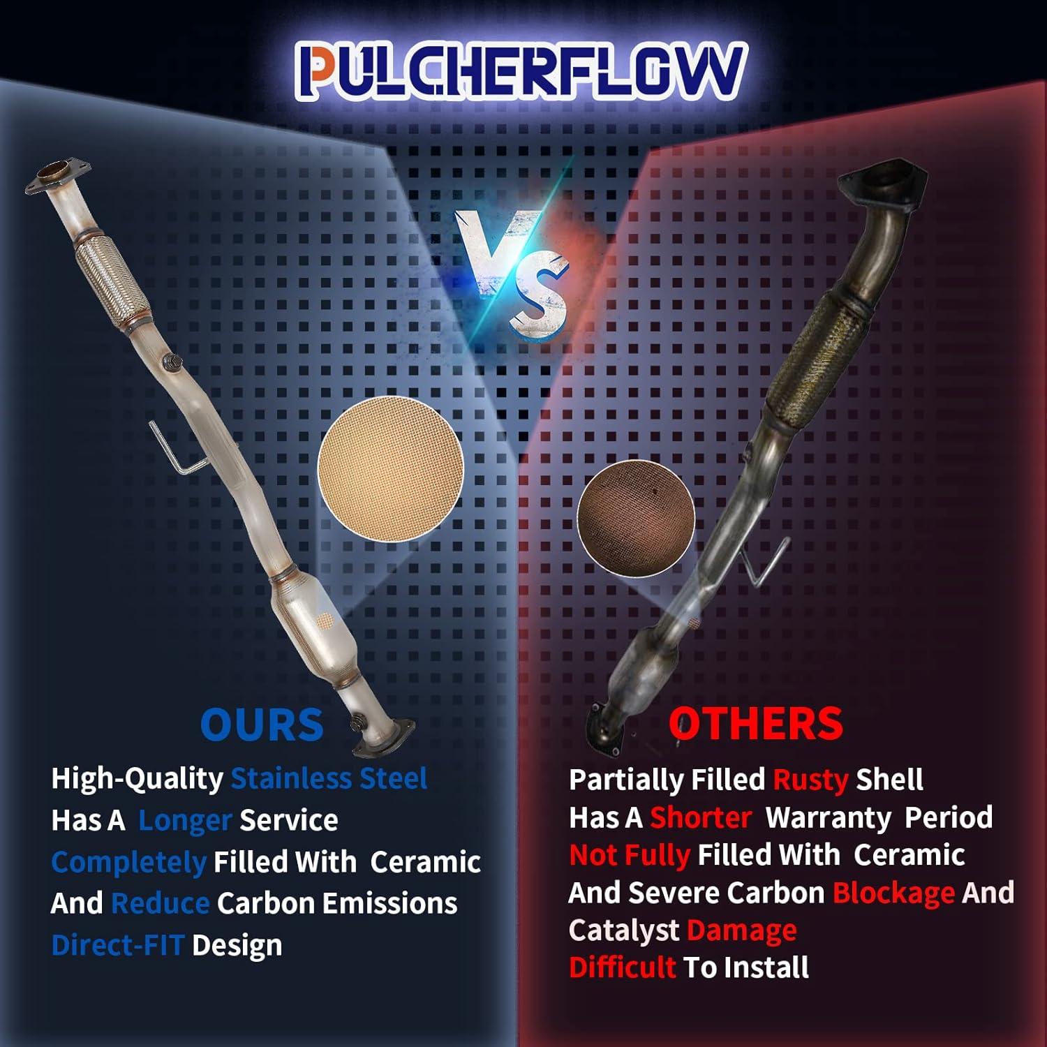 Convertidor Catalítico Trasero Pulcherflow Toyota Camry 2.4L 2007-2011