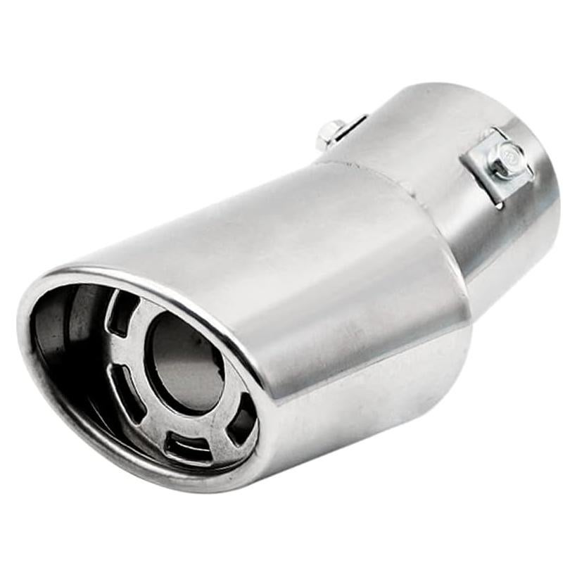 Punta de Escape Curvada 2.5" Acero Inoxidable idain