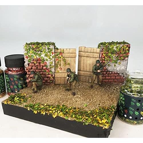 Hojas Simuladas Warmtree para Diorama 4 Colores 0.09 kg