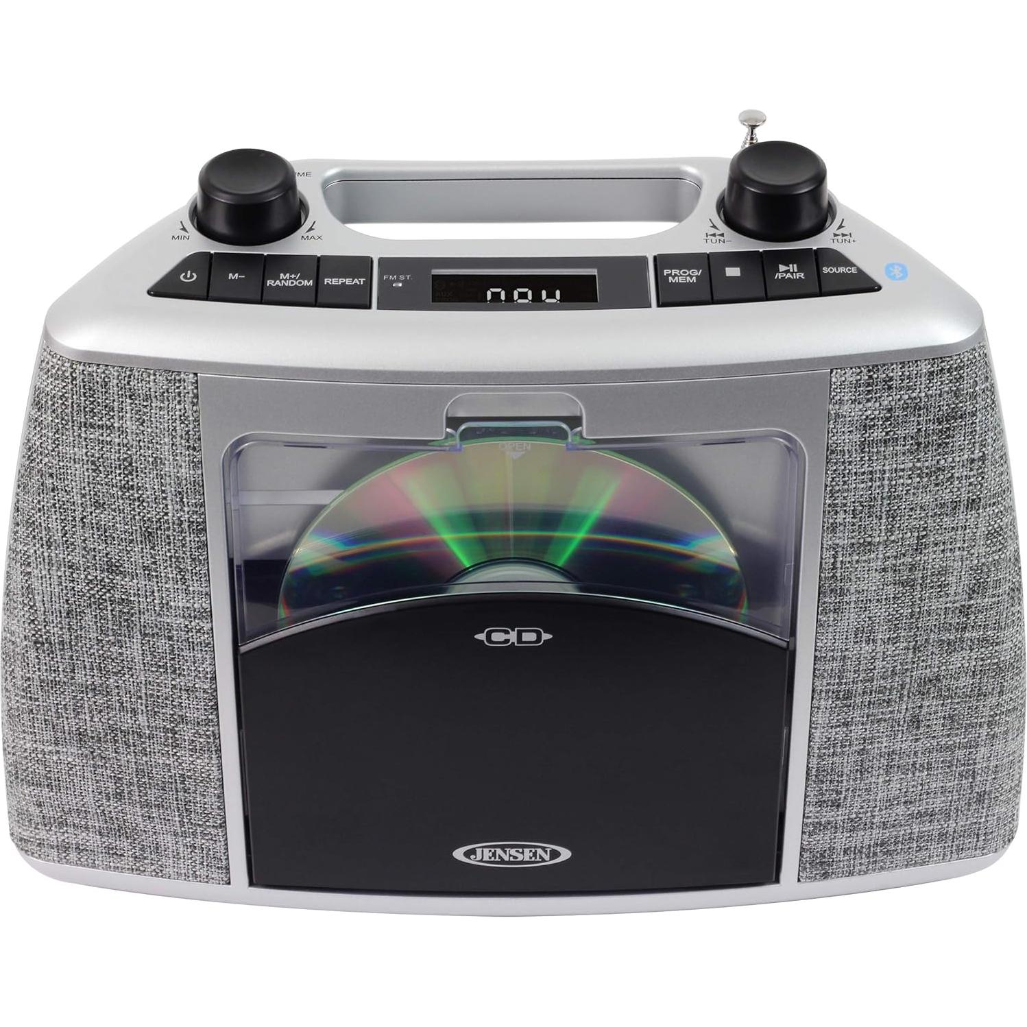 Reproductor de CD Jensen CD-565 Bluetooth Portátil 1.44kg