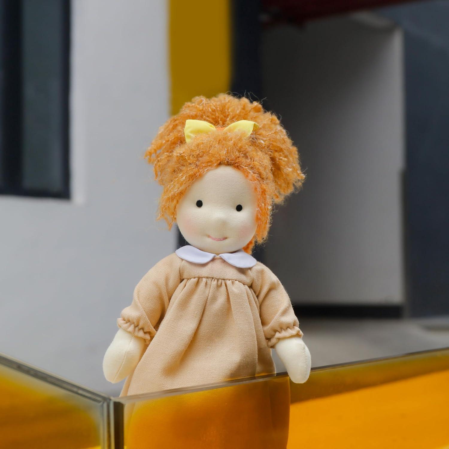 Waldorf Handmade Rag Doll - Personalized Collectors Plush for Kids Birthday Present With Beautiful Present Box-Ada 12"