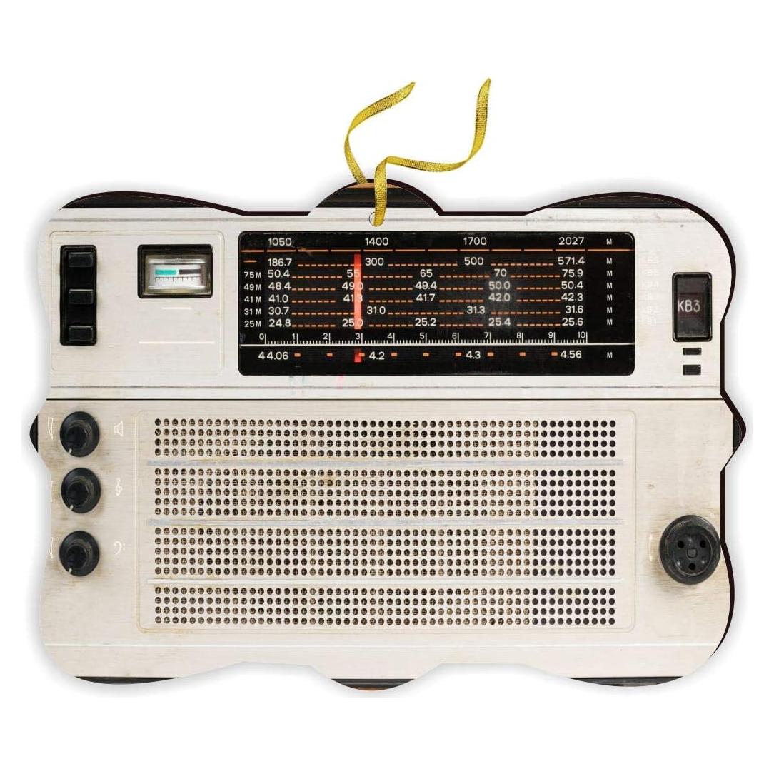 Adorno Retro Transistor Radio - Sam Sandor - 8.89x6.35 cm