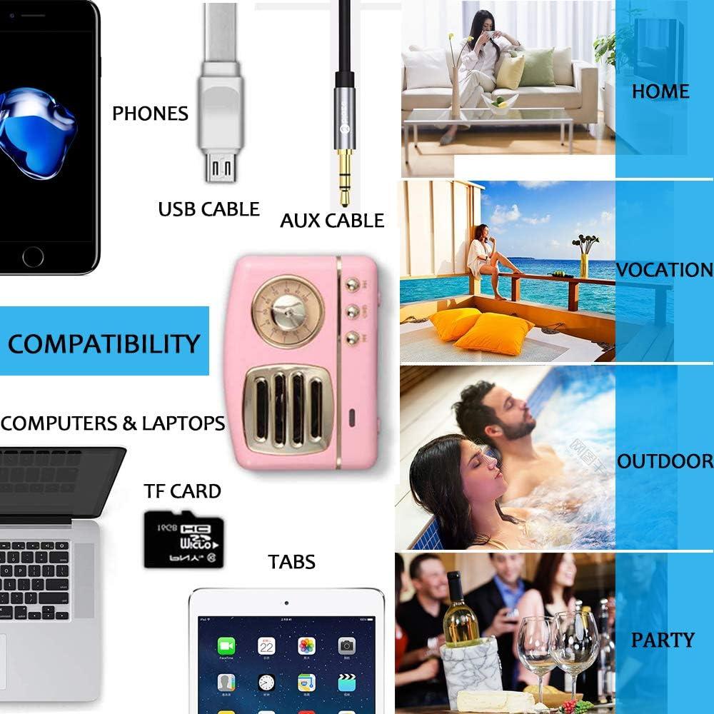 Altavoz Bluetooth Dosmix HM11 Retro Portátil Blanco