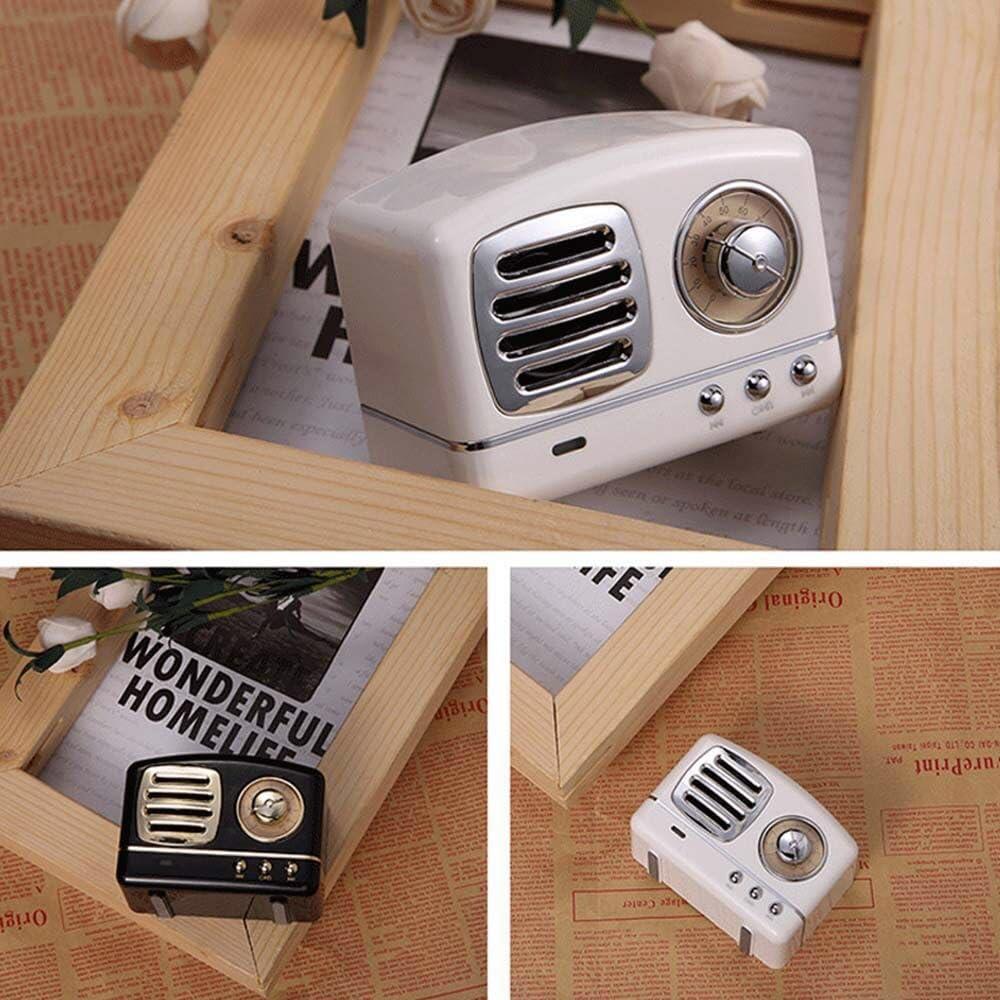 Altavoz Bluetooth Dosmix HM11 Retro Portátil Blanco