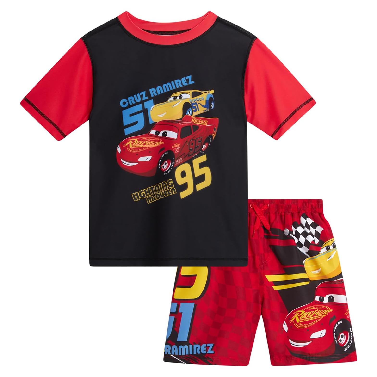 Conjunto de Rash Guard Disney Niños 2 Piezas UPF 50+ 2T