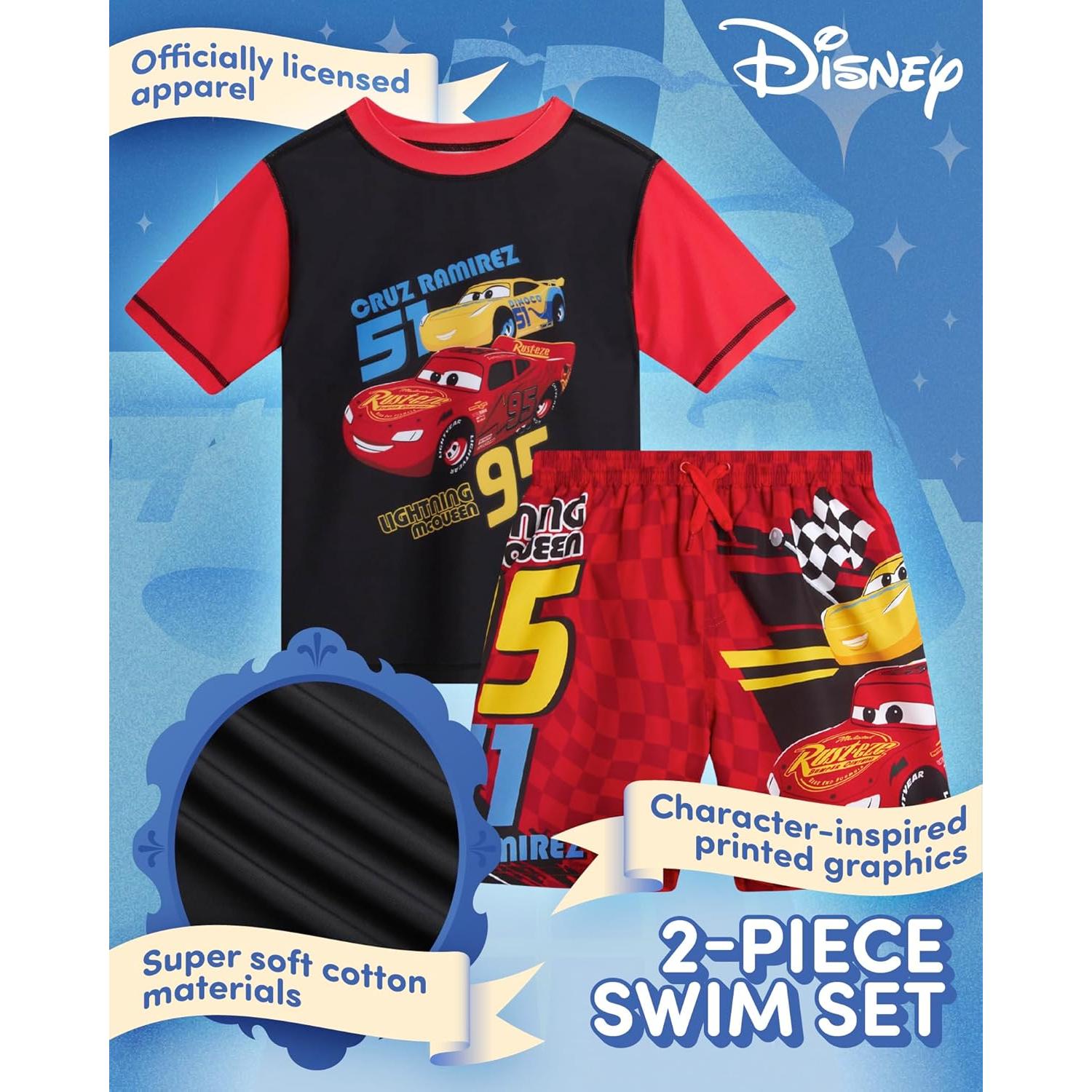 Conjunto de Rash Guard Disney Niños 2 Piezas UPF 50+ 2T
