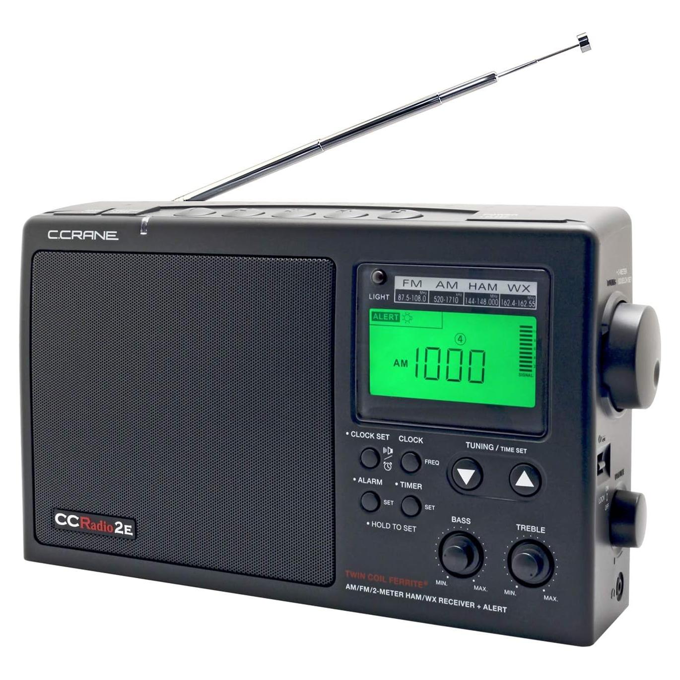 Radio Portátil C.Crane CCRadio-2E AM FM Clima y Banda Ham