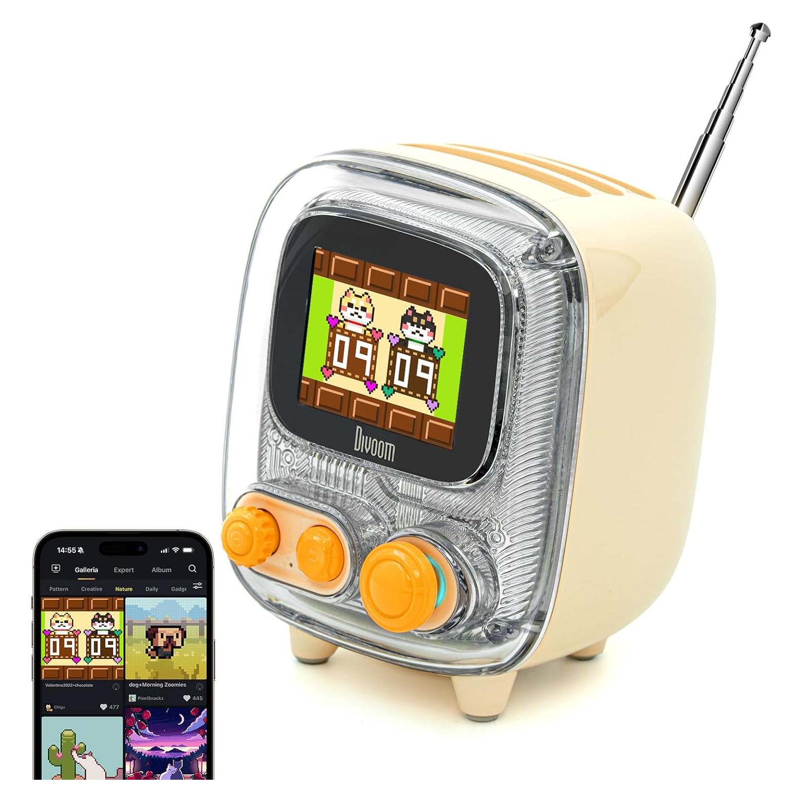 Divoom Tiivoo-2 Altavoz Bluetooth Retro con Radio FM