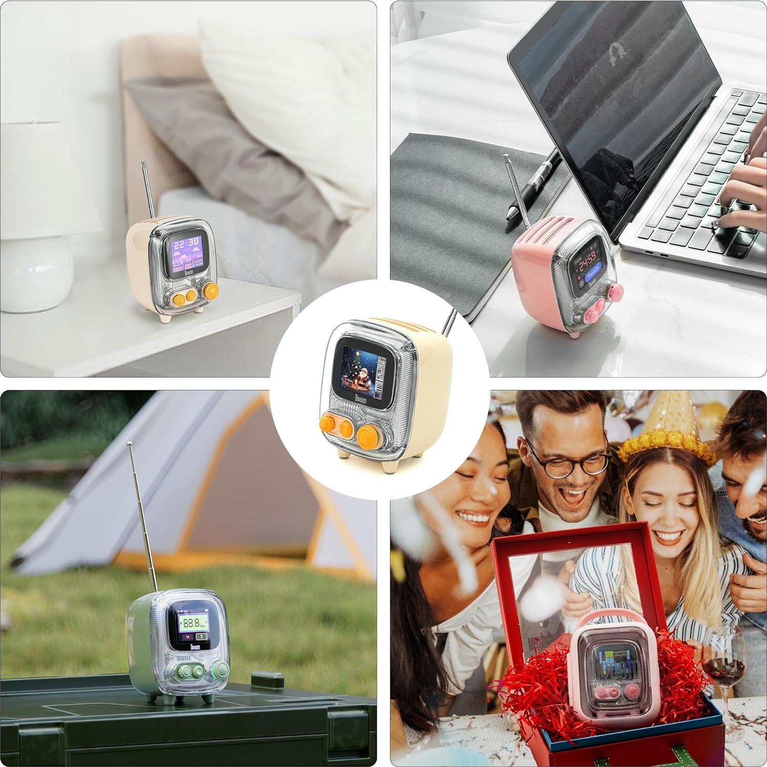 Divoom Tiivoo-2 Altavoz Bluetooth Retro con Radio FM