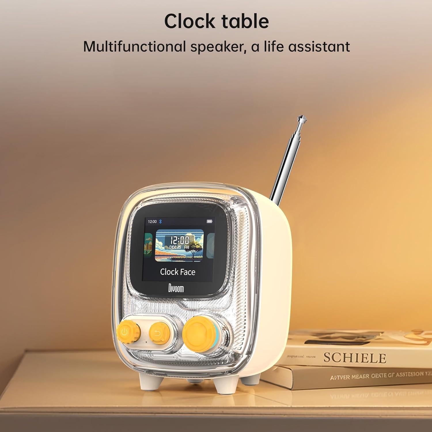 Divoom Tiivoo-2 Altavoz Bluetooth Retro con Radio FM