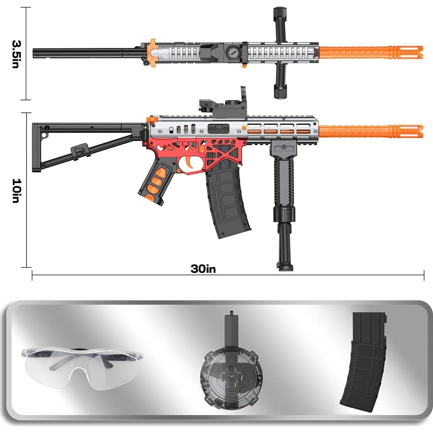 Blaster Automático Shantou Chenghai HD704B con Gafas 18+