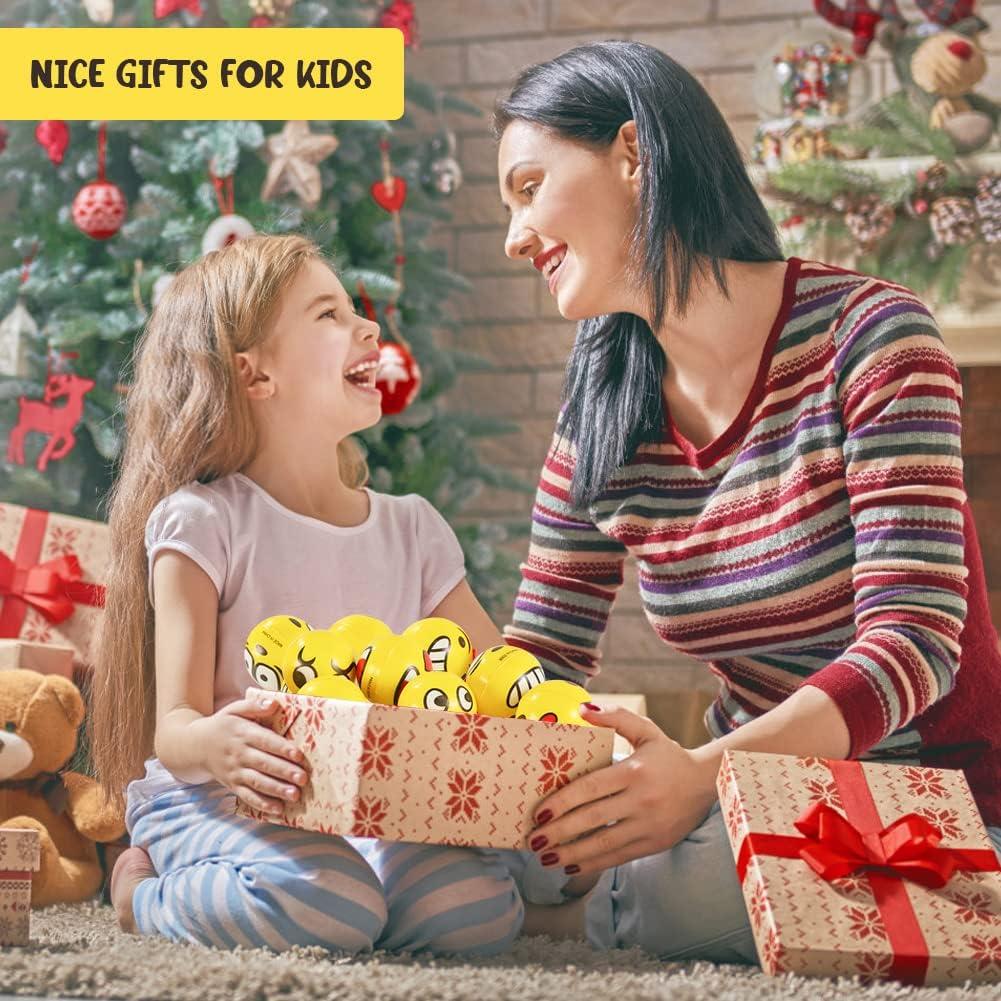 Pelotas Antiestrés Mini LOVESTOWN 36PCS 5cm Amarillas