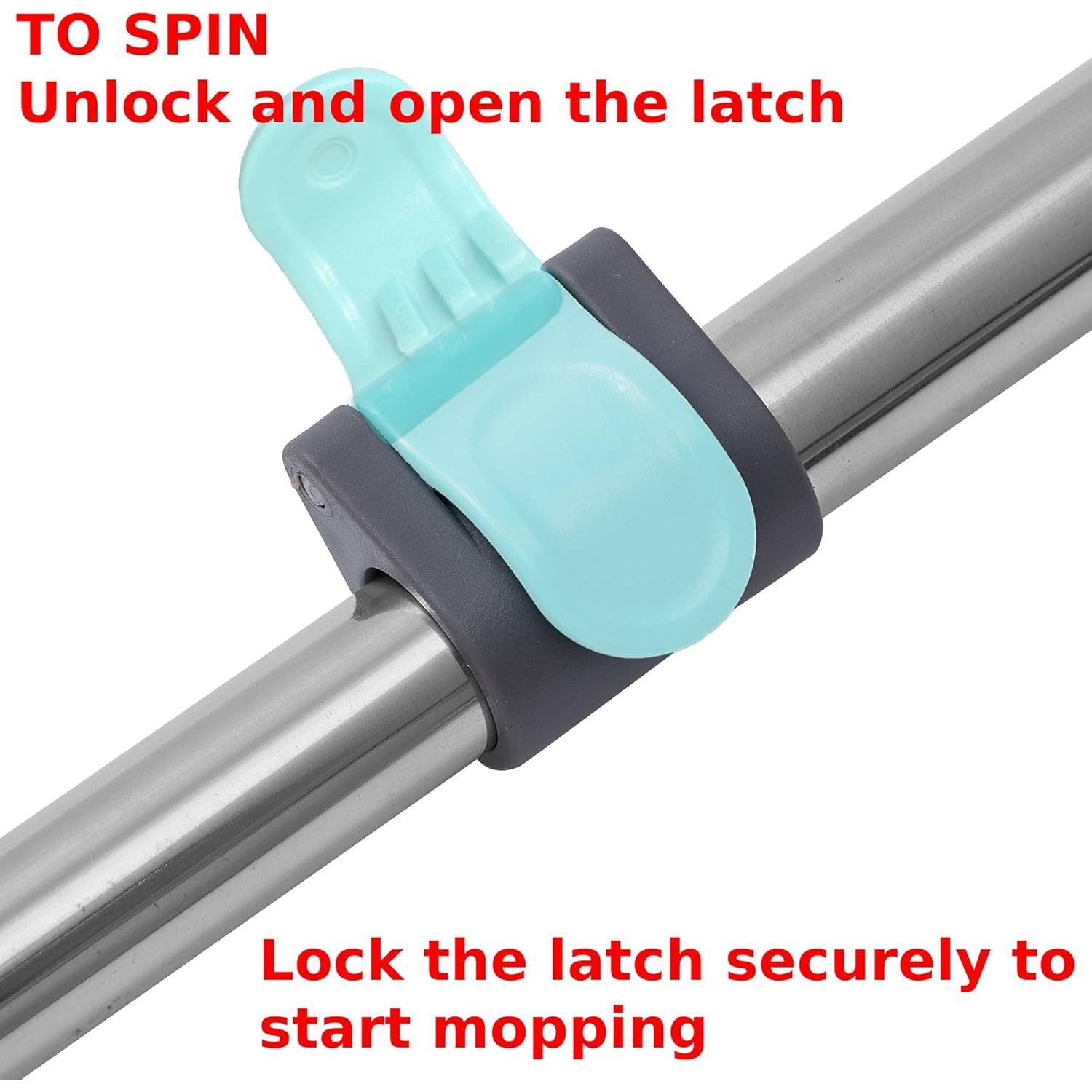 Sistema de Mopa y Cubo True & Tidy SPIN-800A 5L Doble Compartimento