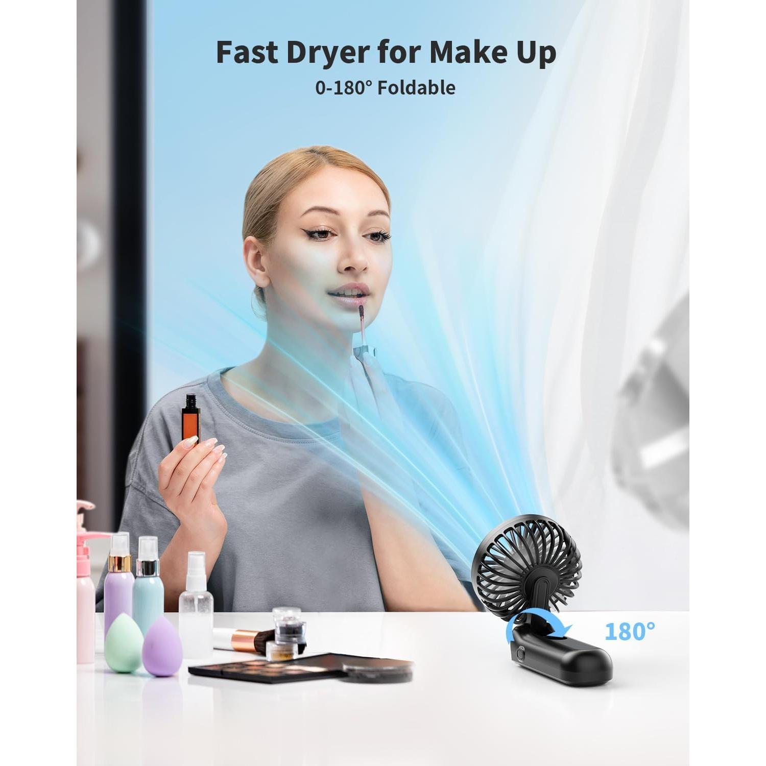 Ventilador Portátil Plegable coldSky F11 con Pantalla LED 3000mAh