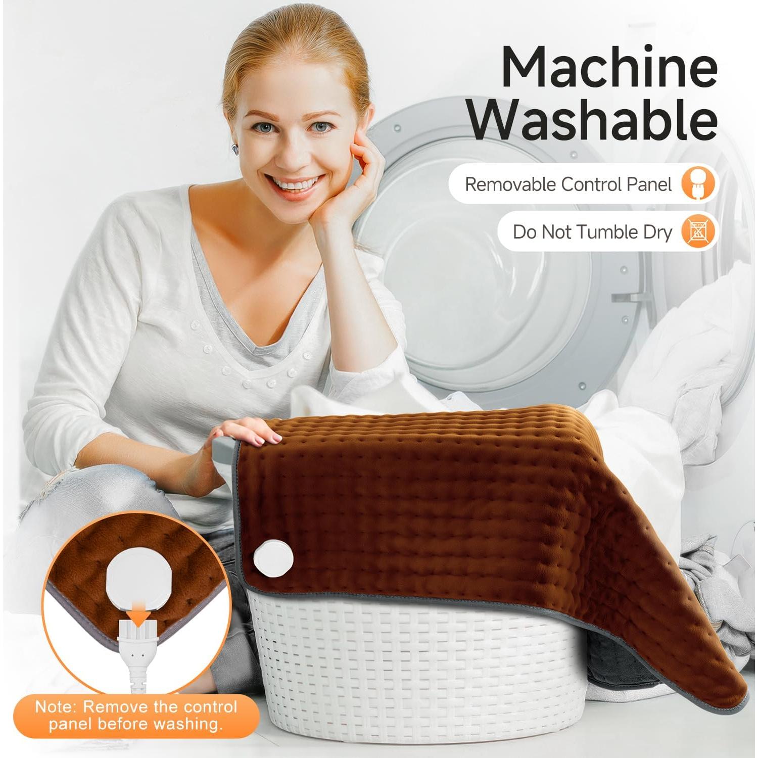 Almohadilla Térmica TATOWN XXXL 43x84cm 6 Niveles Calor