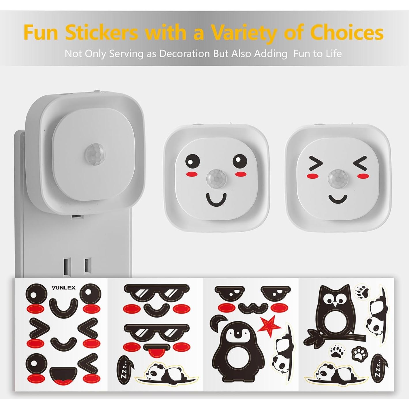 Paquete de 2 luces nocturnas YUNLEX con sensor de movimiento