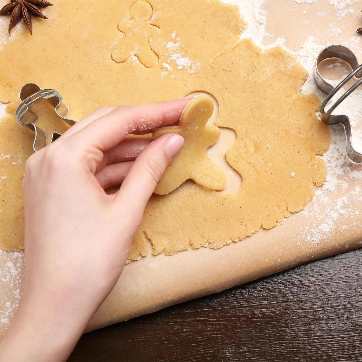 Juego de Cortadores de Galletas Navidad ALLTOP 5 Piezas Acero Inoxidable