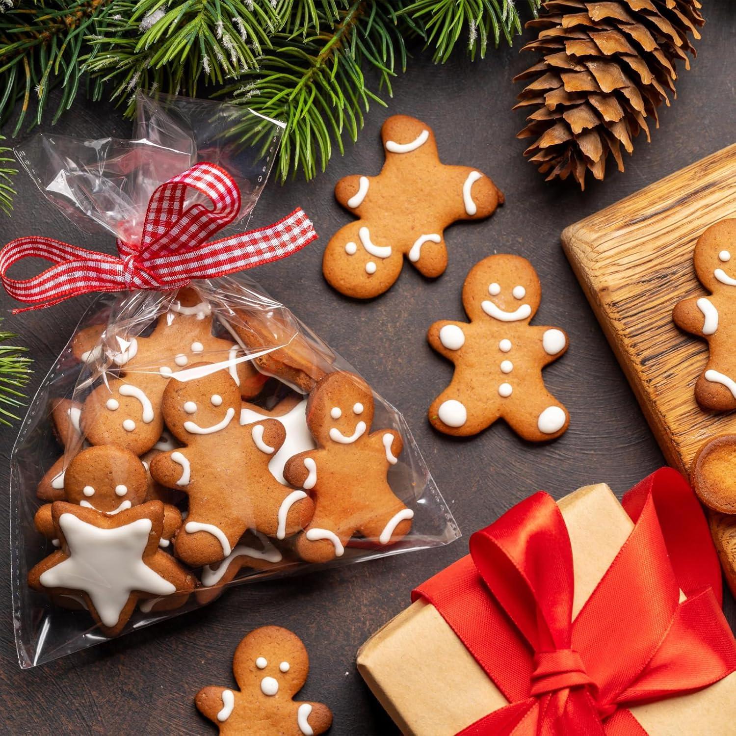 Juego de Cortadores de Galletas Navidad ALLTOP 5 Piezas Acero Inoxidable