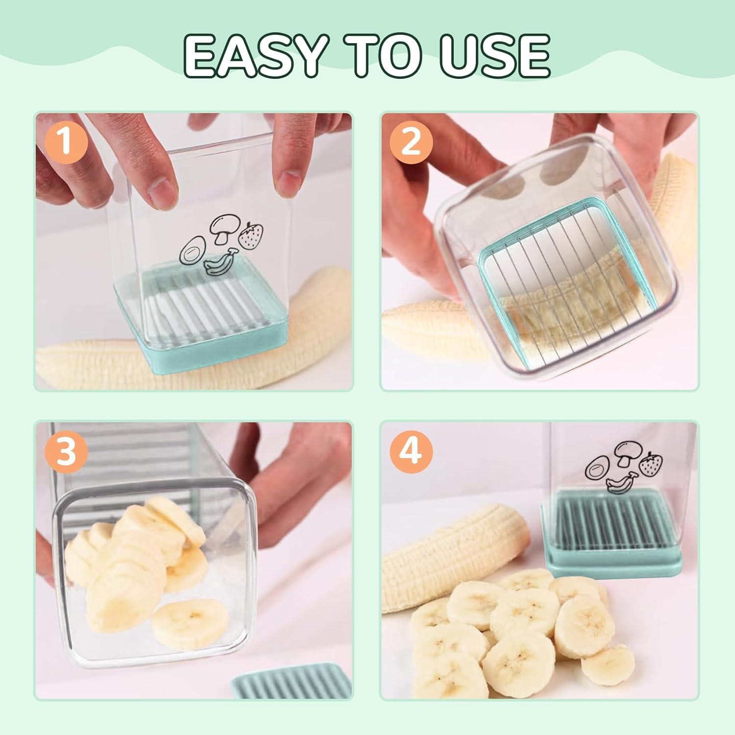 Cortador de Frutas HOIRIX Rojo con Placa de Presión 10.6 cm