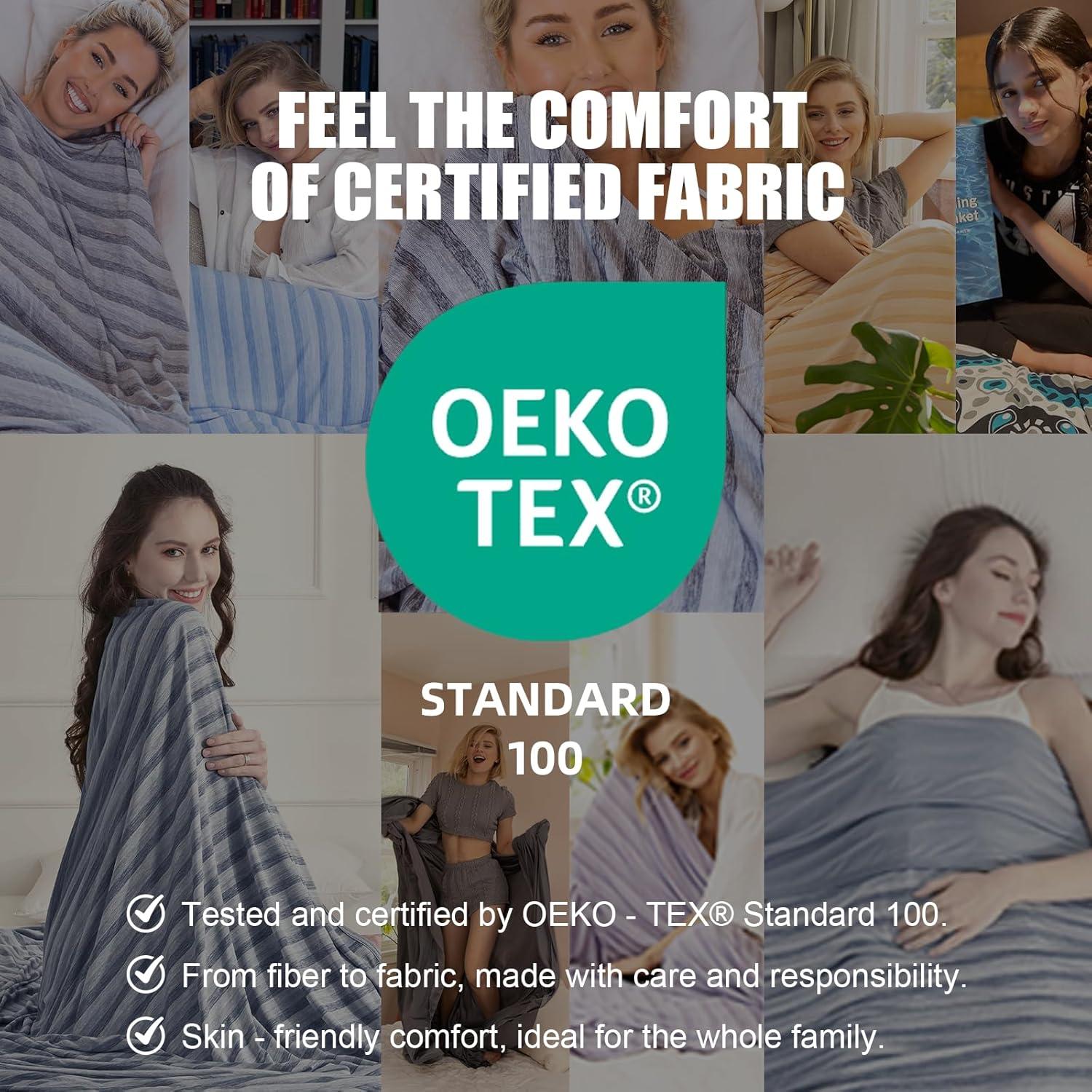 Manta de Enfriamiento Ailemei XL 127x178cm Doble Cara Grises