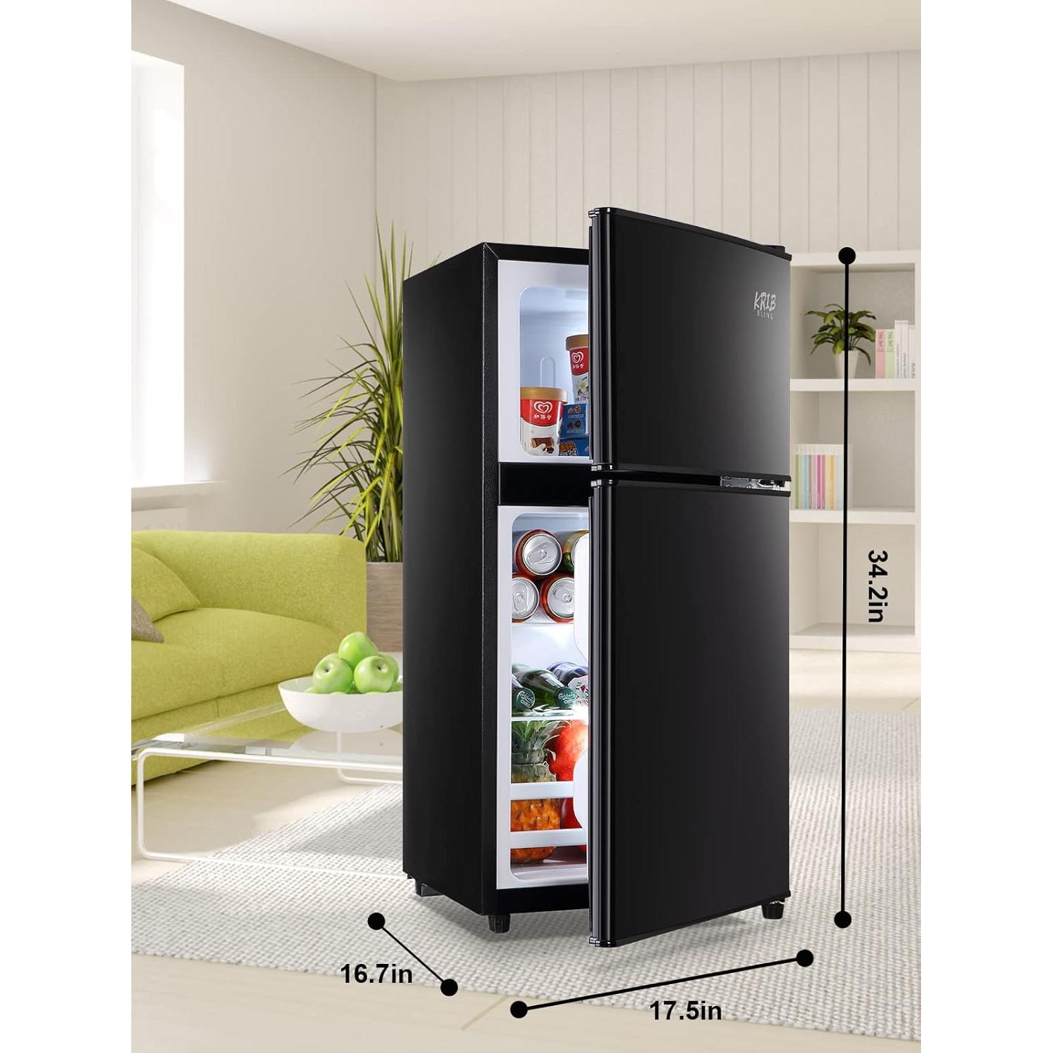 Refrigerador Compacto KRIB BLING KB02 99L 2 Puertas Negro