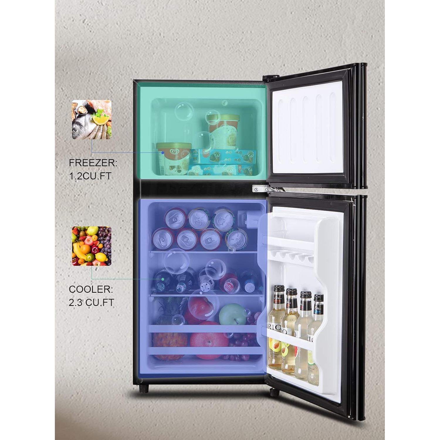 Refrigerador Compacto KRIB BLING KB02 99L 2 Puertas Negro