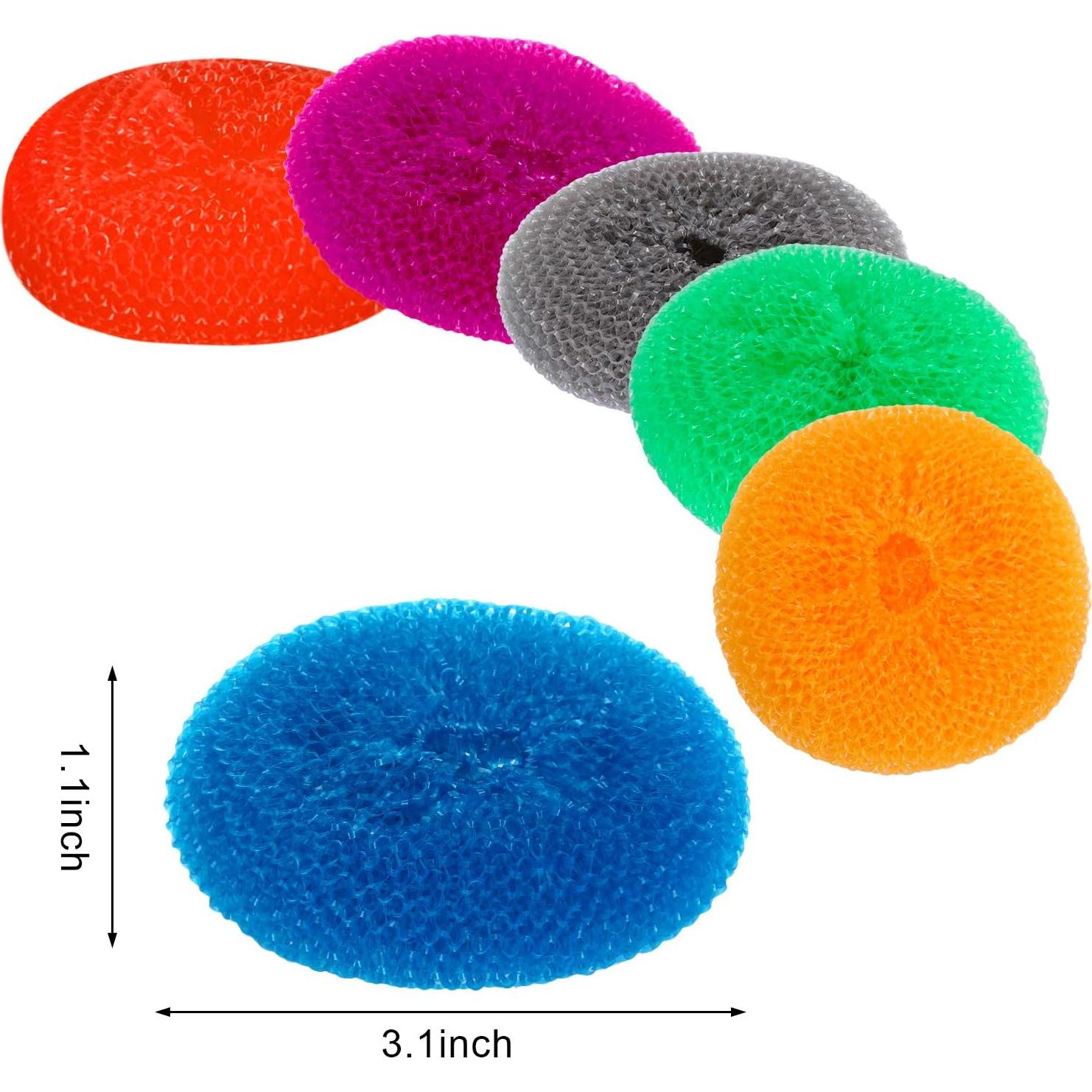 Esponjas de Plástico Blulu 15 Piezas No Rayantes 7.9 cm