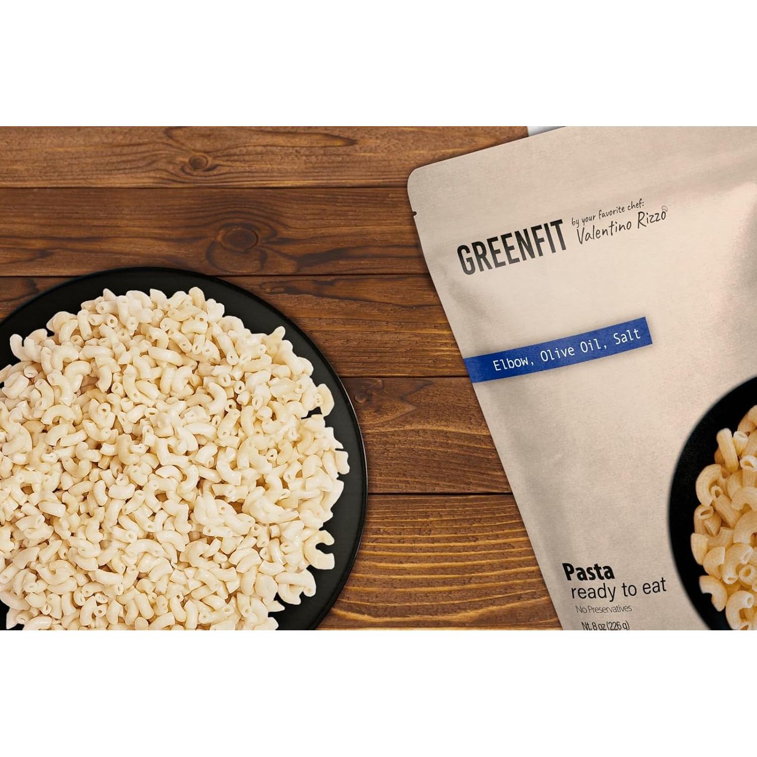 Pasta lista para comer Greenfit 1360g - Codo - Apta microondas