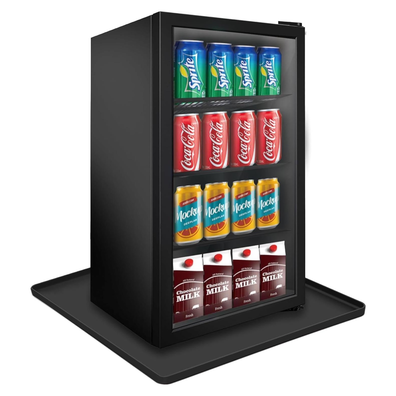 Alfombrilla de Silicona para Mini Nevera VANPET 61x61cm Negra