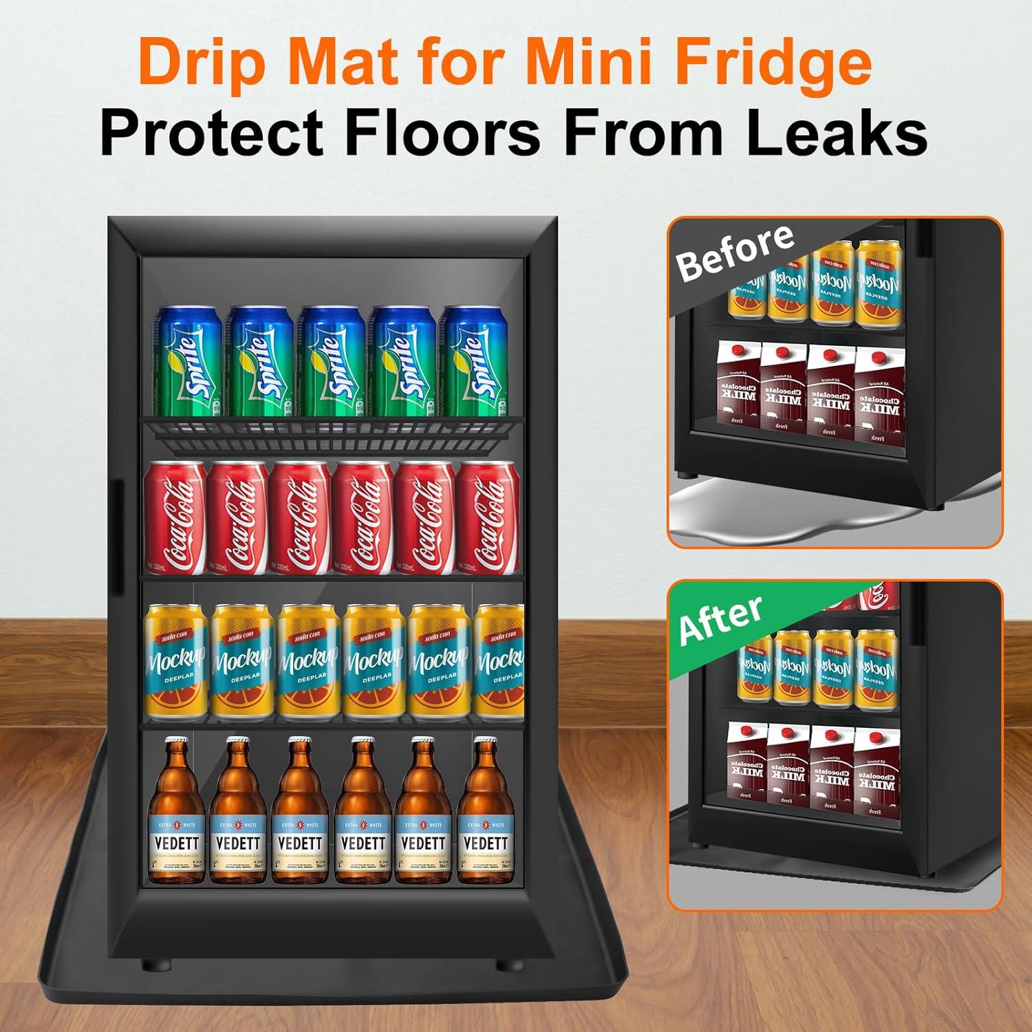 Alfombrilla de Silicona para Mini Nevera VANPET 61x61cm Negra