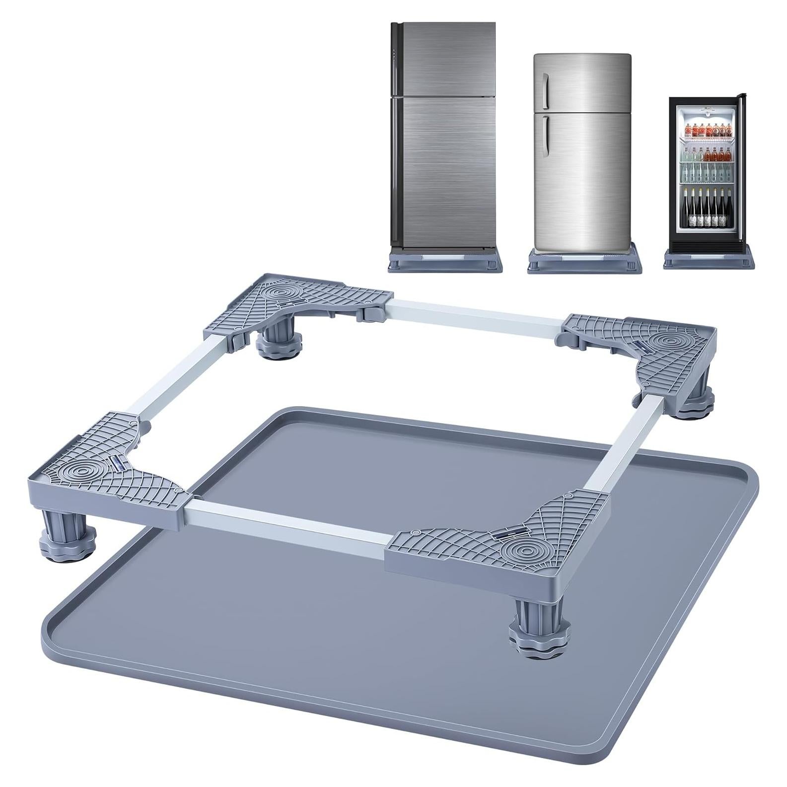 Soporte Ajustable para Mini Nevera Saillong con Bandeja de Goteo