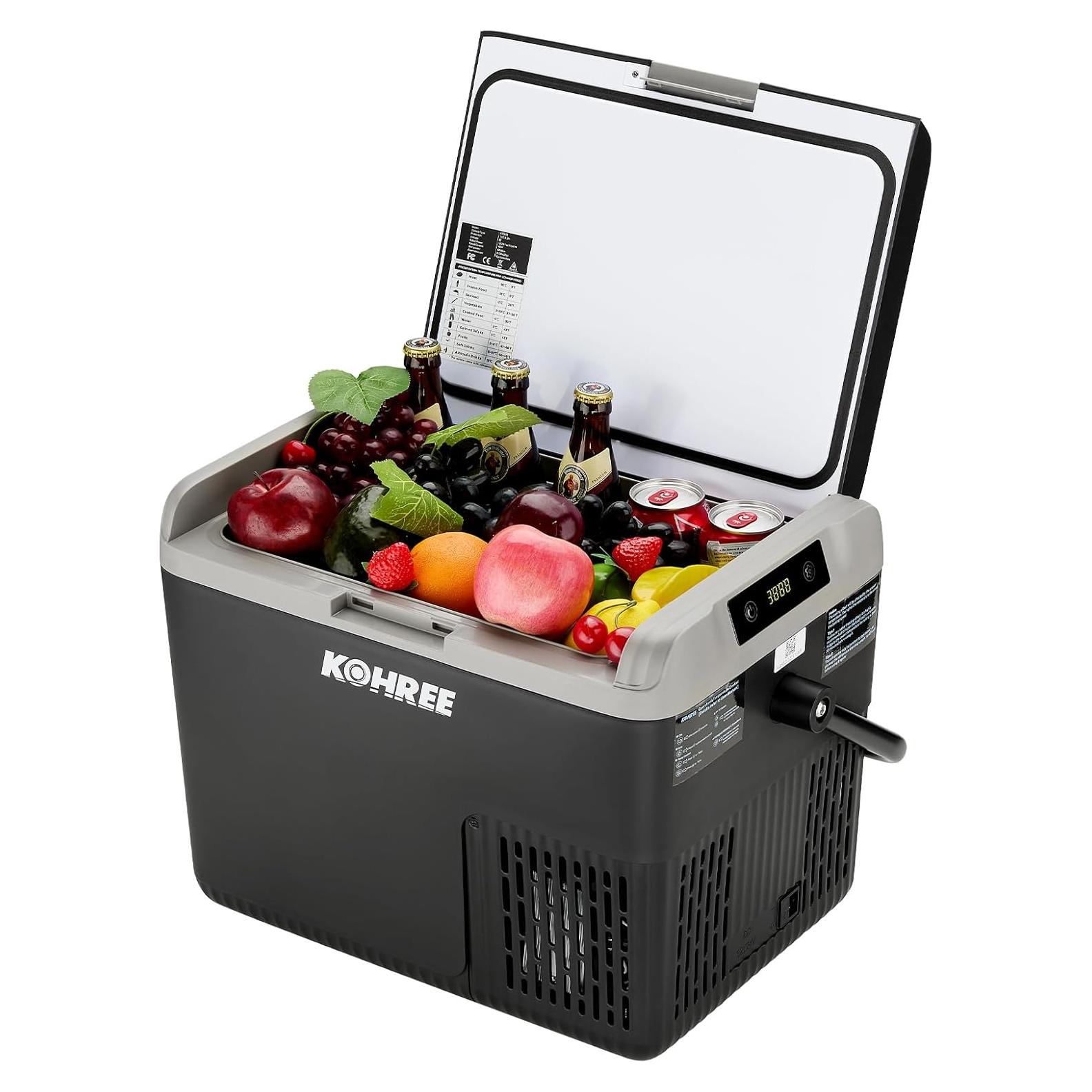 Refrigerador de Coche Kohree 12V 19QT -20°C a 20°C Portátil