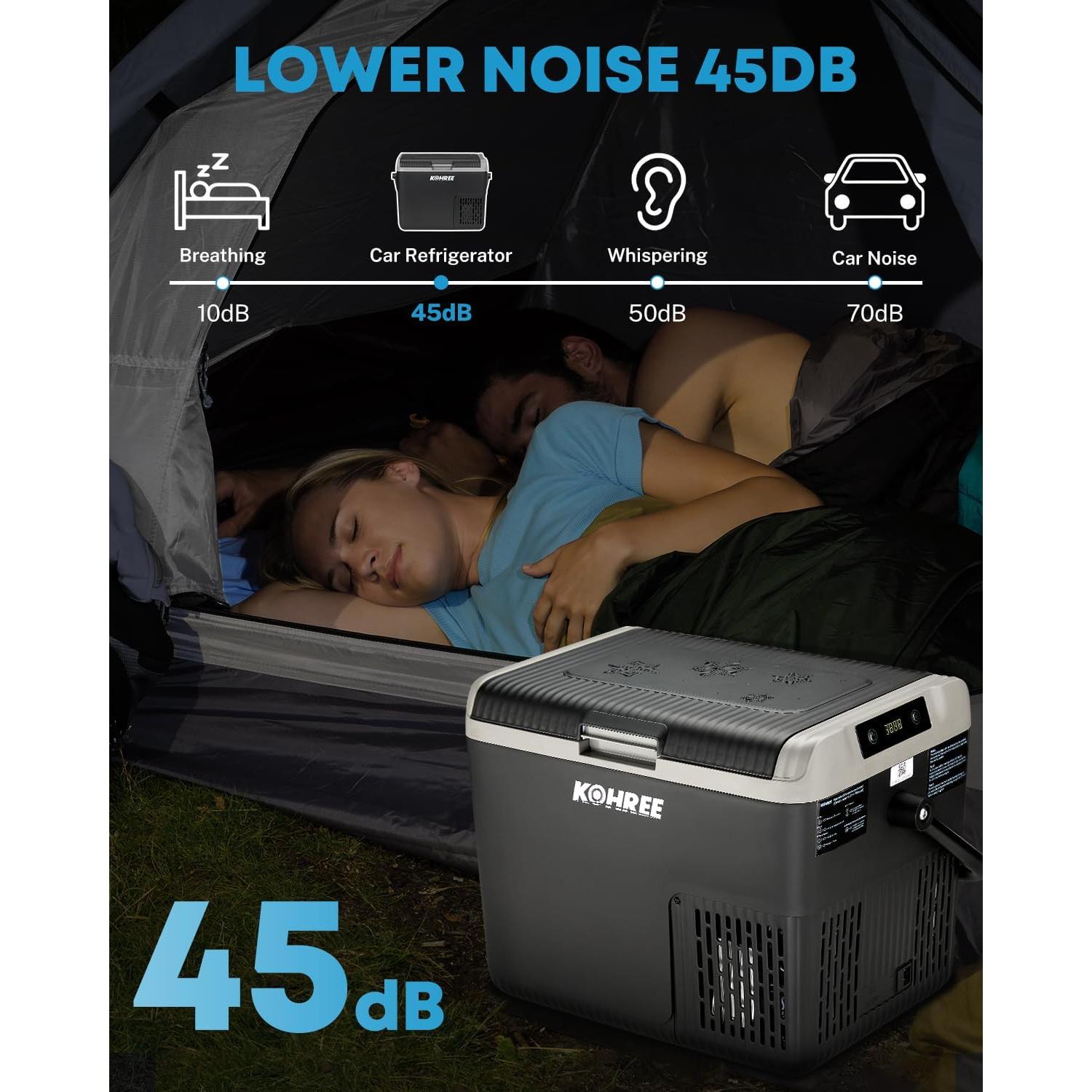 Refrigerador de Coche Kohree 12V 19QT -20°C a 20°C Portátil