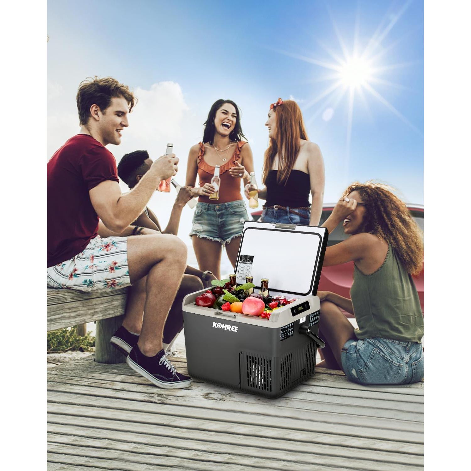 Refrigerador de Coche Kohree 12V 19QT -20°C a 20°C Portátil