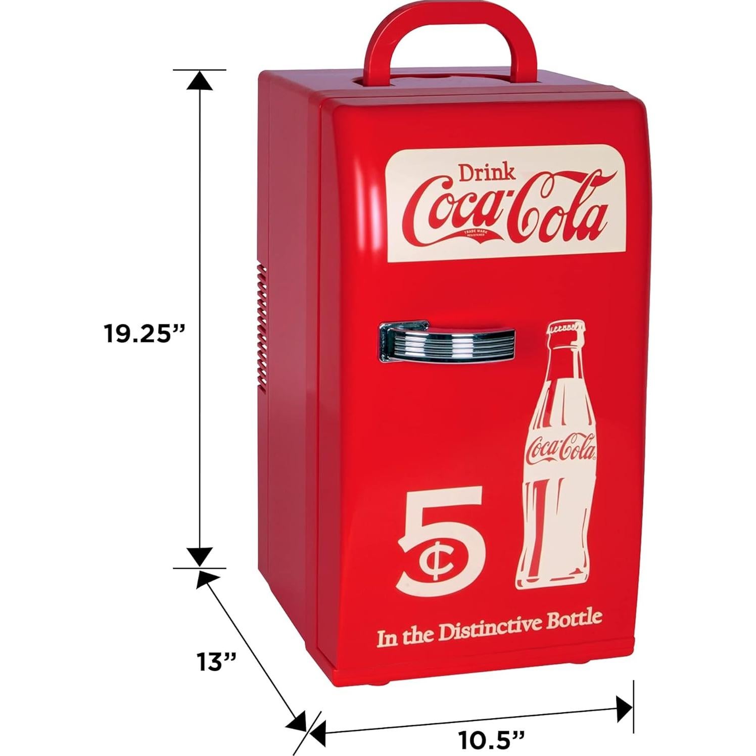 Refrigerador Mini Koolatron CCR-12 22L Rojo Retro 12V 110V