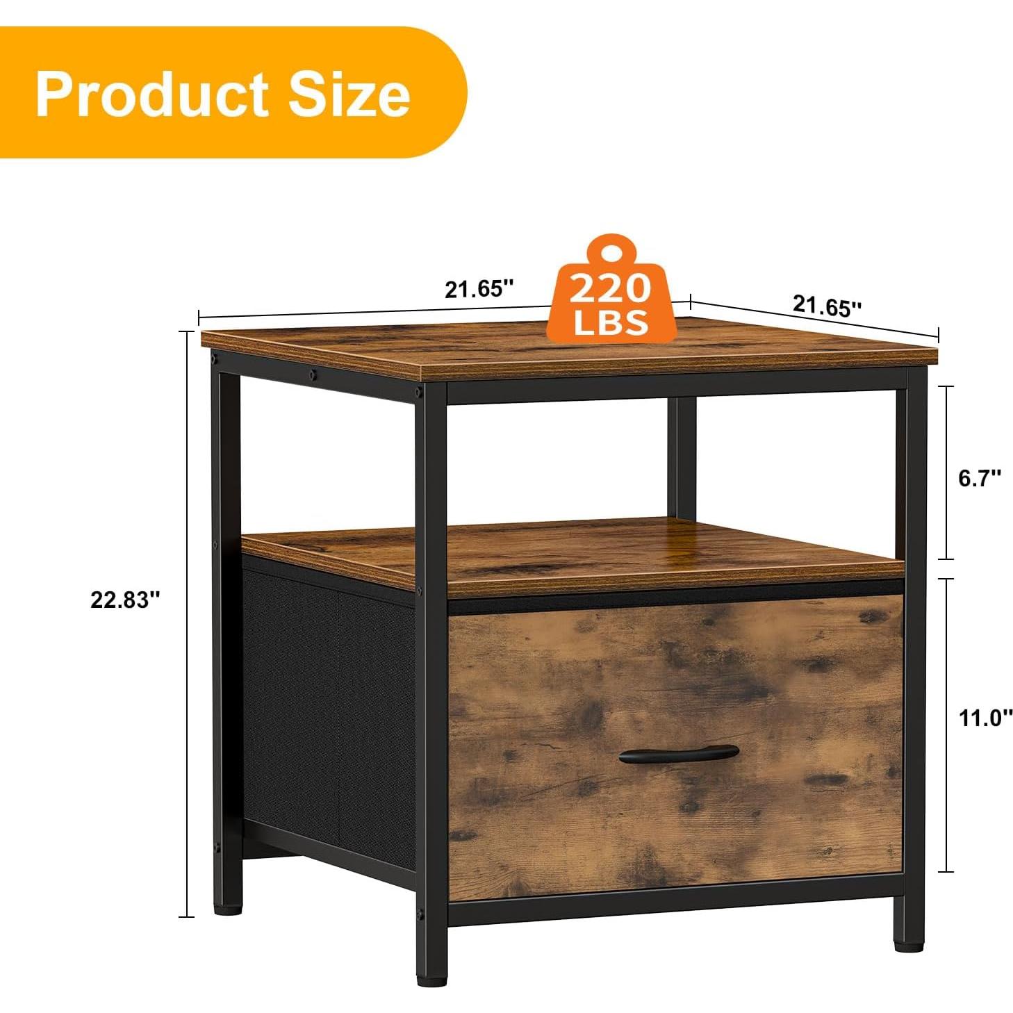 Soporte para Mini Refrigerador Snughome CR001 Marrón Rústico