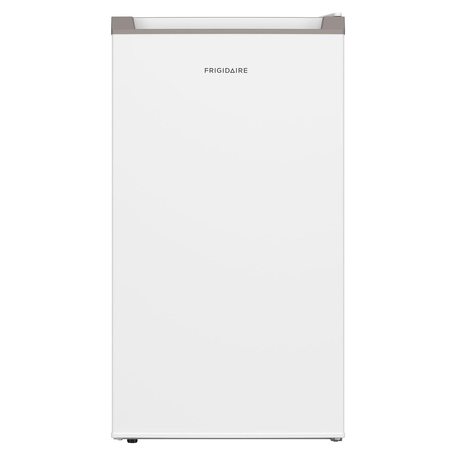 Frigidaire Mini Refrigerator, Compact Freezer Compartment, Adjustable Thermostat Control, Reversible Door, Contemporary Series, 3.2 cu ft, White