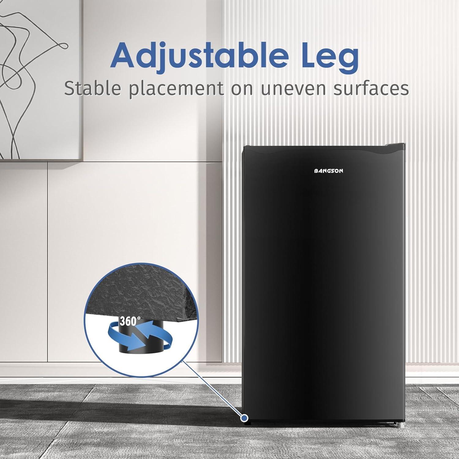 Mini Nevera BANGSON 90L con Congelador, Eficiente y Silenciosa