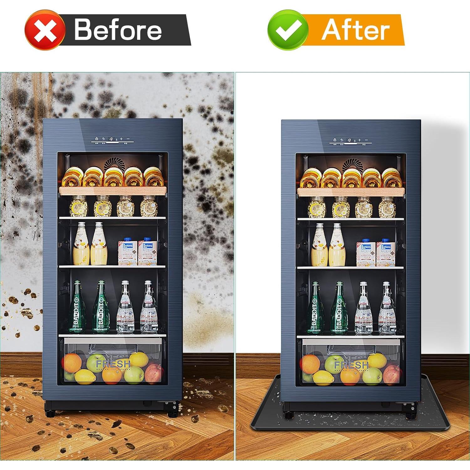 Alfombrilla de Silicona para Mini Nevera Insefocc 61x61cm Negra