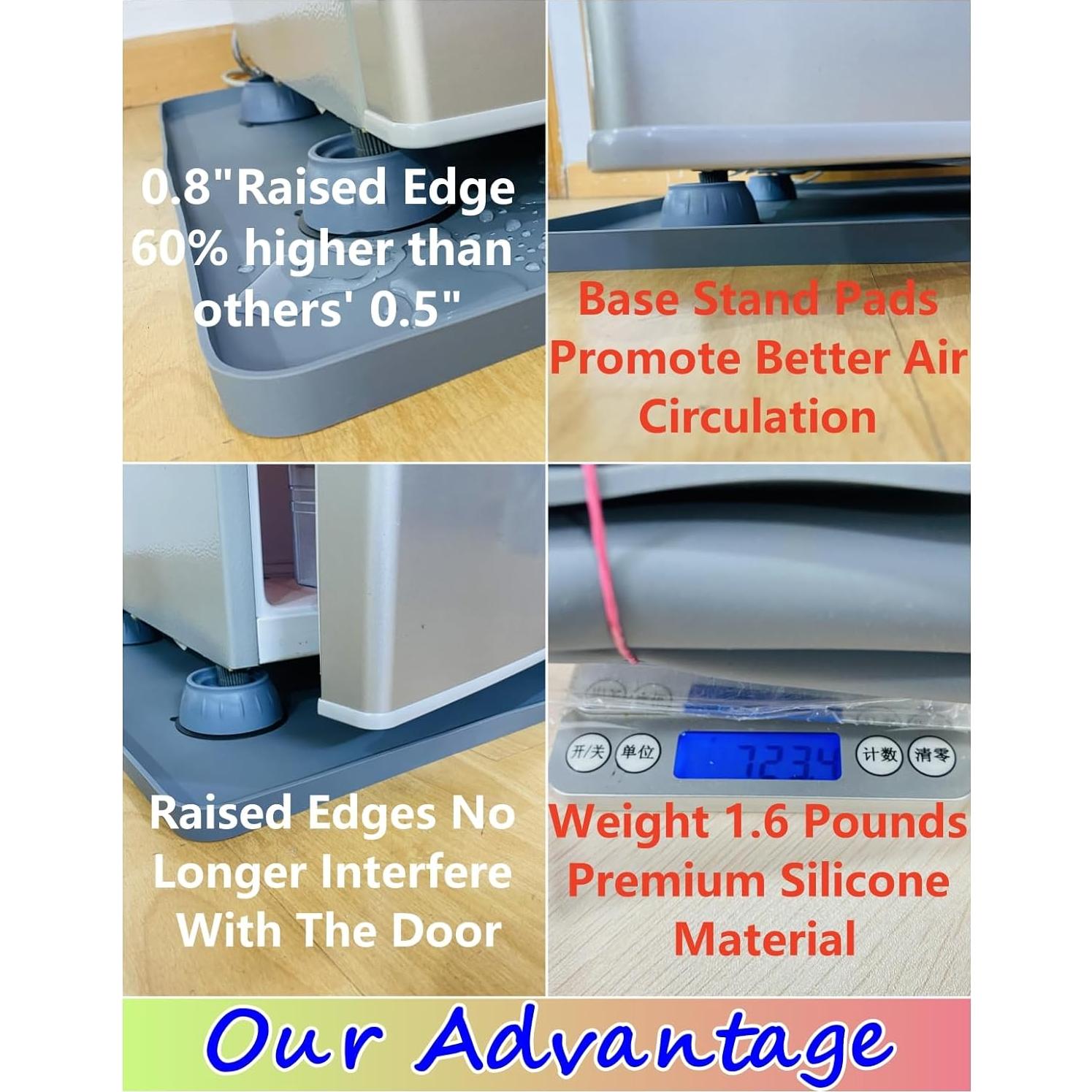 Alfombrilla de Silicona para Mini Nevera QinSuiKai 61x61cm