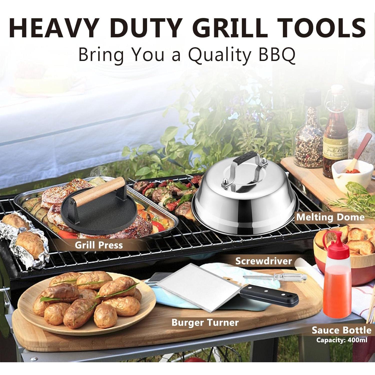 Kit de Accesorios para Plancha Joyfair 5 Piezas BBQ