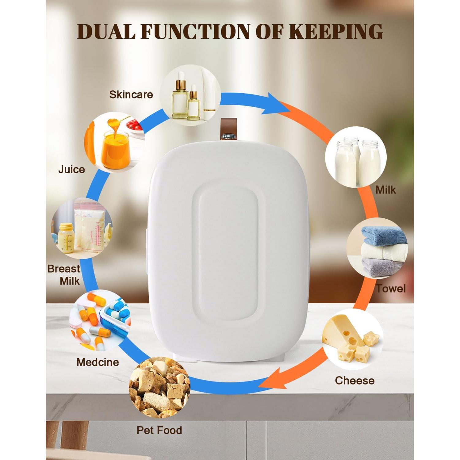 Mini Nevera Portátil FANSEXPERT 4L Enfriador y Calentador