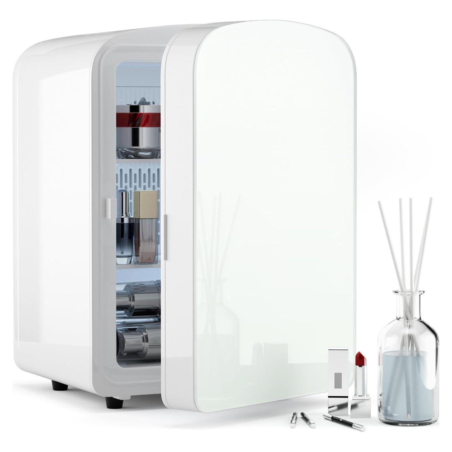 Mini Nevera Portátil COYCYQI 9L Enfriador y Calentador Blanco