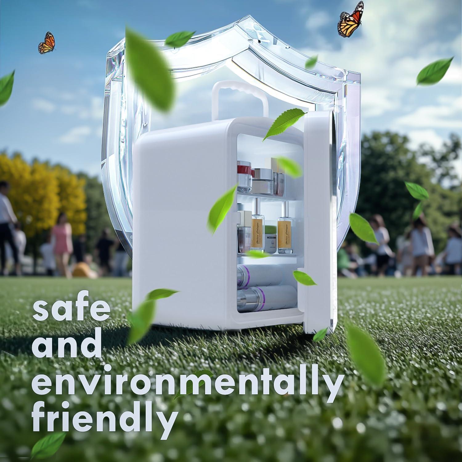 Mini Nevera Portátil COYCYQI 9L Enfriador y Calentador Blanco