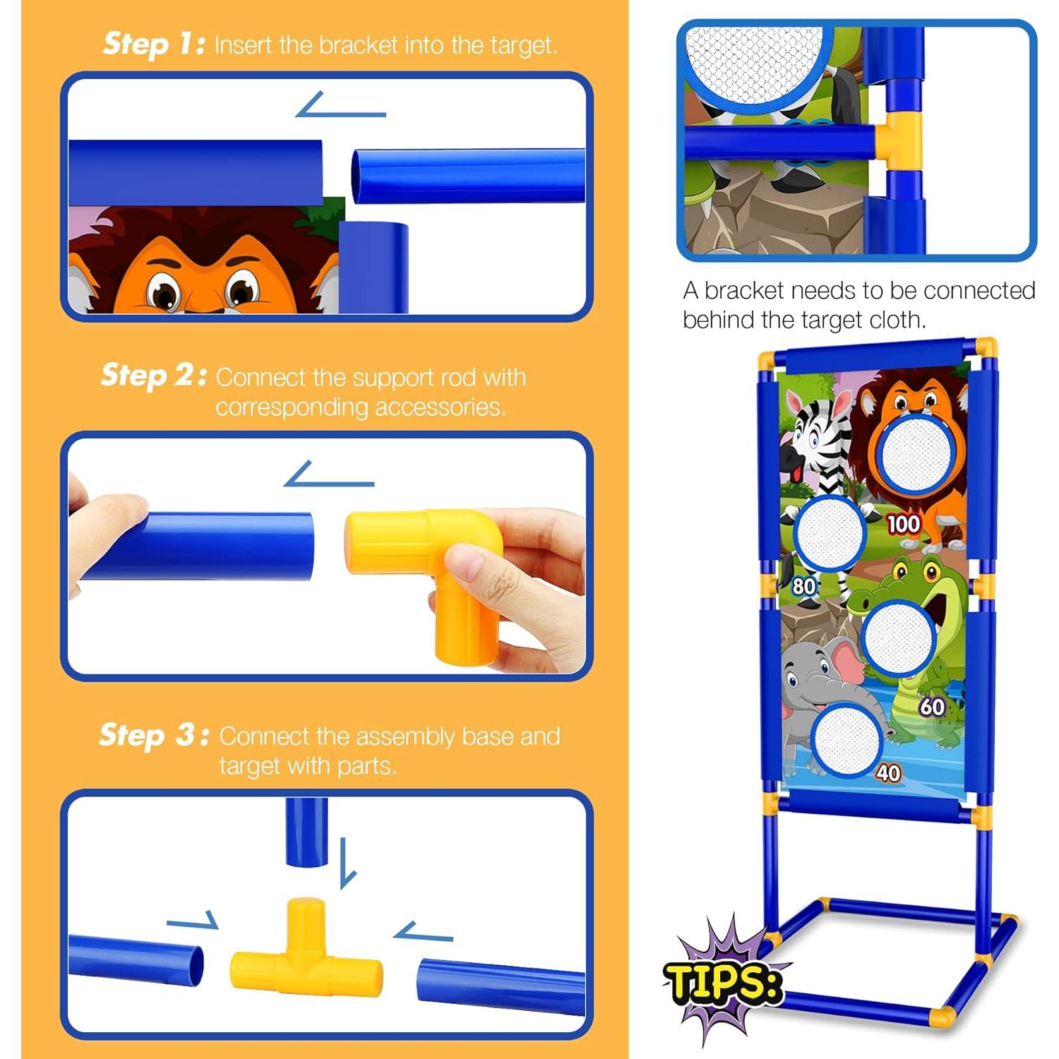 Juguete de Tiro KKONES M002 con 24 Balas de Espuma