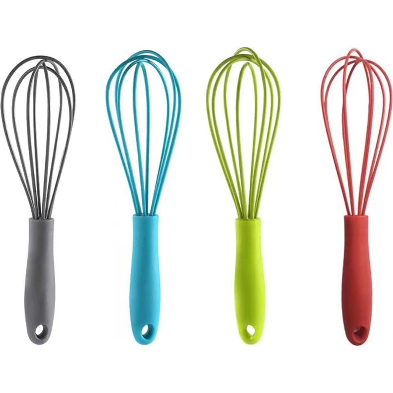 Batidor de Huevos de Silicona Caralin Gris 17x4.3cm