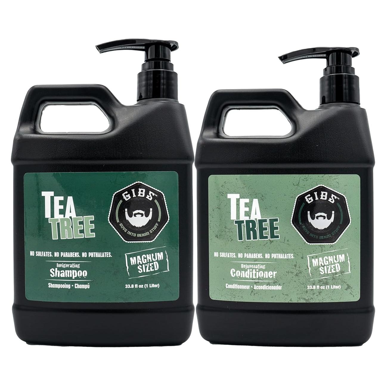 Conjunto Champú y Acondicionador Tea Tree GIBS 1000 ml
